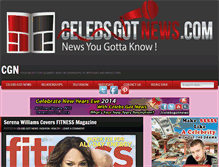 Tablet Screenshot of celebsgotnews.com